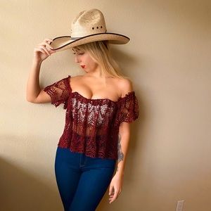 Stone Cold Fox - Woman’s off the shoulder tube.